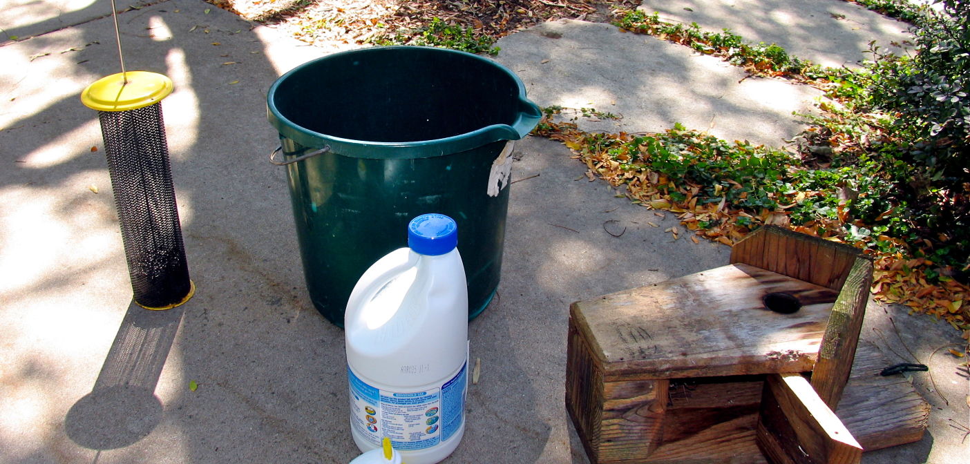 Cleaning bird feeders and birdhouses | Welcome Wildlife
